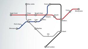 Art in London Tube Maps - Simplified Tubemap